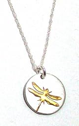 Precila G. Designs Charms of Life Collection Sterling Silver Necklace with Round Butterfly Pendant Stands for 