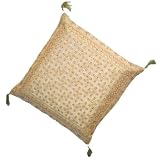 Benarasi Silk Cushion Cover With Sequins, Zipper And Sateen Base (Free Shipping, No Minimum Purchase)