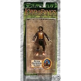 Peter Jackson as a Hobbit figure lord of the rings