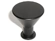 Top Knobs-Nouveau II Collection M587 Knob in Flat Black