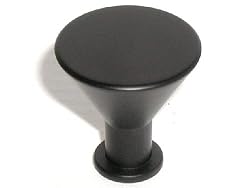 Top Knobs-Nouveau II Collection M587 Knob in Flat Black