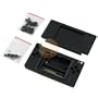 Onyx Black - High Quality Full Repair Housing Replacement Kit for Nintendo DS Lite with Hinge Set