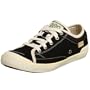 Simple Women's Satire Hemp Sneaker,Black,7.5 M