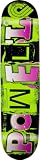 Powell Mag Letters Green Ligament construction Skateboard Deck