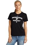 NHL Women's Pittsburgh Penguins Authentic Progression Team Short Sleeve Basic Tee (Black, Medium)