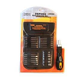 TOOLUX -SD102 26 PC RATCHET SCREWDRIVER SET