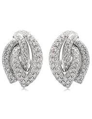 Leo Pizzo Diamond & 18k White Gold Earrings