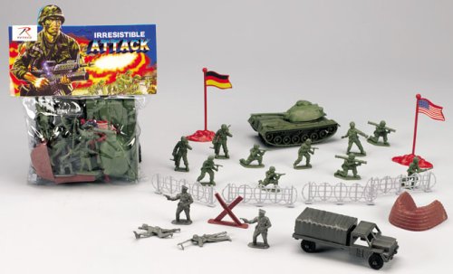 Childrens Toyshop  Toys : World War II Toy Soldier Play Set