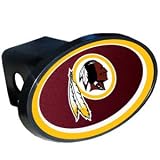 Washington Redskins Officially licensed NFL plastic hitch cover For SUV and Truck. Fits class III hitch receivers.