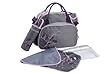 Badabulle - B043007 - Sac � Langer Cama�eu - Gris / Parme
