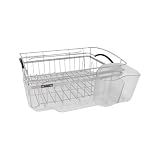 Compact Dish Rack in Stainless Steel