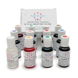 AMERICOLOR SOFT GEL PASTE FOOD COLOR KIT #2 AMERICOLOR SOFT GEL PASTE FOOD COLOR KIT #2