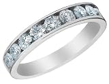 Diamond Anniversary and Wedding Band 1.0 Carat (ctw) in 14K White Gold