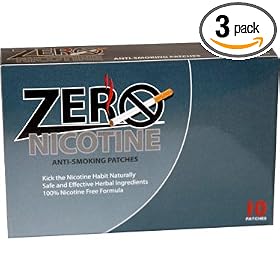 Zero Nicotine Stop Smoking Patch - 3 Month Supply