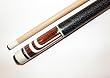 Iszy Billiards 58-Inch 2 Piece Hardwood Maple Pool Cue Billiard Stick, Brown-White, 21-Ounce