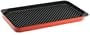 Chef's Design Aluminum 20-by-12-Inch Ribbed Nonstick Grill, Sunrise Red