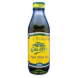 コスタドーロ  ピュア オリーブオイル 瓶入り 500ml