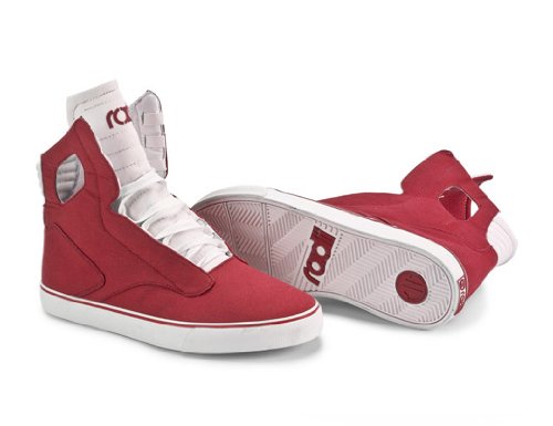 Radii Men's 'Noble Vlc'- Red White High Top Fashion Sneaker product image