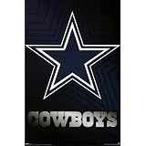Dallas Cowboys Team Logo 22X34 Poster Nfl Football 4725