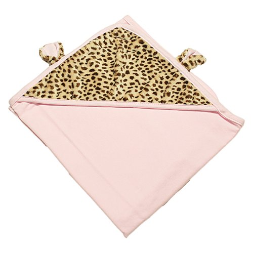 The Babymio Collection ChiChi the Cheetah Swaddle Blanket, Pink