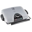 George Foreman GRP90WGP G5 Multi Removable Plate Grill, Waffle Baker, Griddle and Bake, Platinum