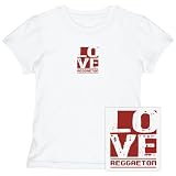 T-Shirt Woman White  Love Reggaeton  Music