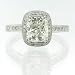 2.26ct Cushion Cut Diamond Engagement Anniversary Ring