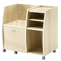 Wide File Storage Cabinet - Maple