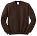 Jerzees 562 8 oz. 50/50 Men's NuBlend Crew Neck - Chocolate - Large