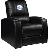 Home Theater Recliner with NBA Philadelphia 76ers Secondary Panel