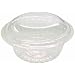 Choice-Pac C1D-2301 Polyethylene Terephthalate Dome Top Round Dessert Bowl, 4-1/4" Diameter x 2" Height, Small (Case of 500)