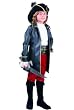 CHILD DELUXE VERSION Pirate Captain Costume for Kids WITH Boot Tops!