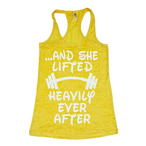 And She Lifted Ever After Burnout Tank Top