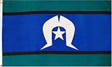 Australia "Torres Strait" Flag - 3 foot by 5 foot Polyester (NEW)