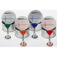 Schwesternuhr Schwesternuhren 4er Set (=4St�ck jede Farbe 1x) Typ 1 Krankenschwesteruhr mit Clip Kitteluhr Pulsuhr Original Tiga-Med Qualit�t