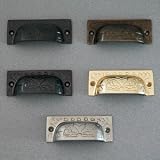 Georgian Bin Pull - Black Powder Coat