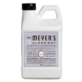 Mrs. Meyer's Clean Day, Automatic Dishwashing Liquid, Lavender, 48 Ounce Bottle