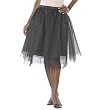 Isaac Mizrahi Ebony Tulle Skirt