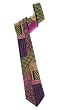 Aerial Woven Tie in purple