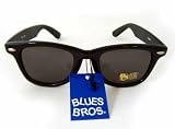 Blues Brothers Sunglasses Shades Wayfarer Dark Hand Polished Black Frame 2140