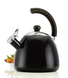 Farberware Healthy Kettle Dome 3-Quart Teakettle, Black
