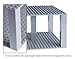 Strictly Briks Compatible with Lego Classic Stackable Baseplates, Building Briks for Towers, Shelves, and More, Compatible with All Major Brands, Light Gray, 10 Base Plates & 40 Stackers, 6x6 Inches