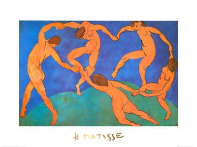 The Dance Art Poster Print by Henri Matisse, 32x24