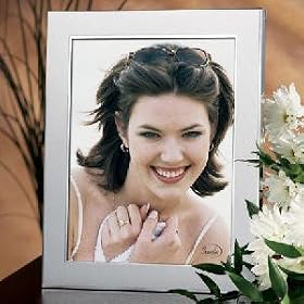 Studio Silver 8-Inch-by-10-Inch Two-Tone Picture Frame