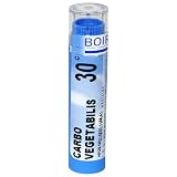 Boiron Homeopathic Medicine Carbo Vegetabilis, 30C Pellets, 80-Count Tubes (Pack of 5)