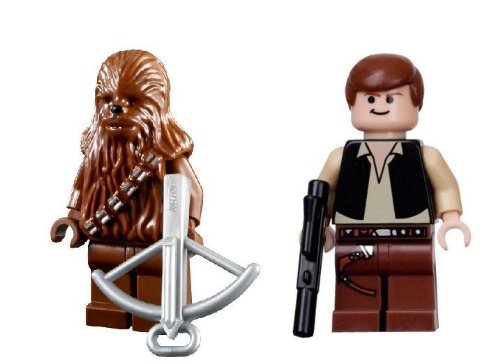 Han Solo & Chewbacca (Death Star Version) - LEGO Star Wars Minifigures-image