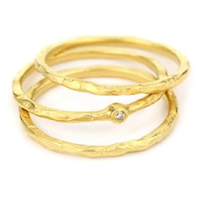 black titanium womens ring Avindy Jewelry Diamond Stackables