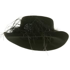 Fur Band Wool Felt Hat-Black by Cowboy Hats