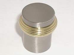 Top Knobs-Somerset Collection M341 Split Finish Knob in Brushed Satin Nickel and Polished Brass