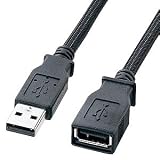 【サンワサプライ】ナイロンメッシュUSB延長ケーブル（2m） KU20-NM20EN ナイロン